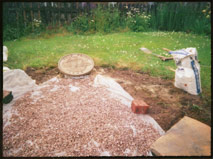 Petit Landscaping - Half Penny stone with lay on. 